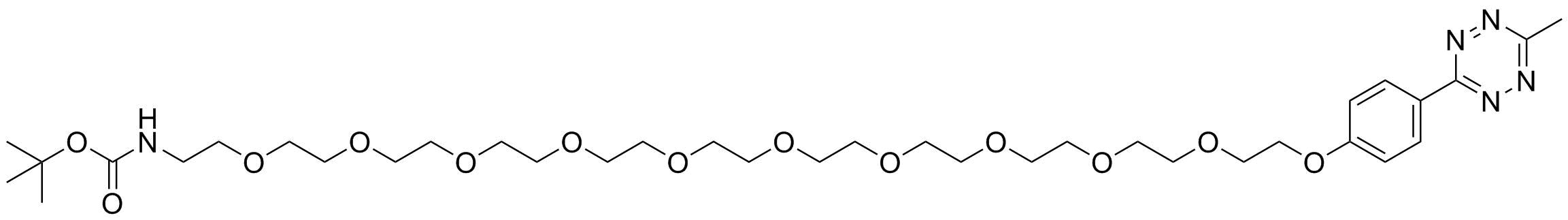 Methyltetrazine-PEG11-NH-Boc