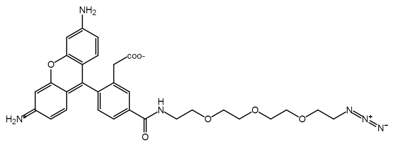Carboxyrhodamine 110-PEG3-Azide