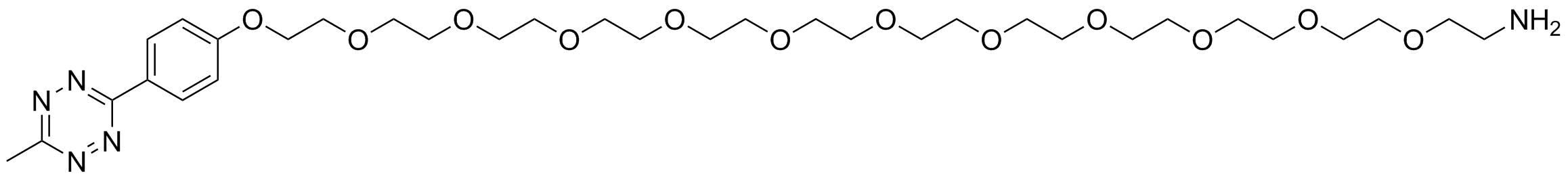 Methyltetrazine-PEG12-amine HCl salt