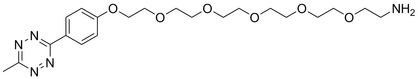 Methyltetrazine-PEG6-amine HCl salt