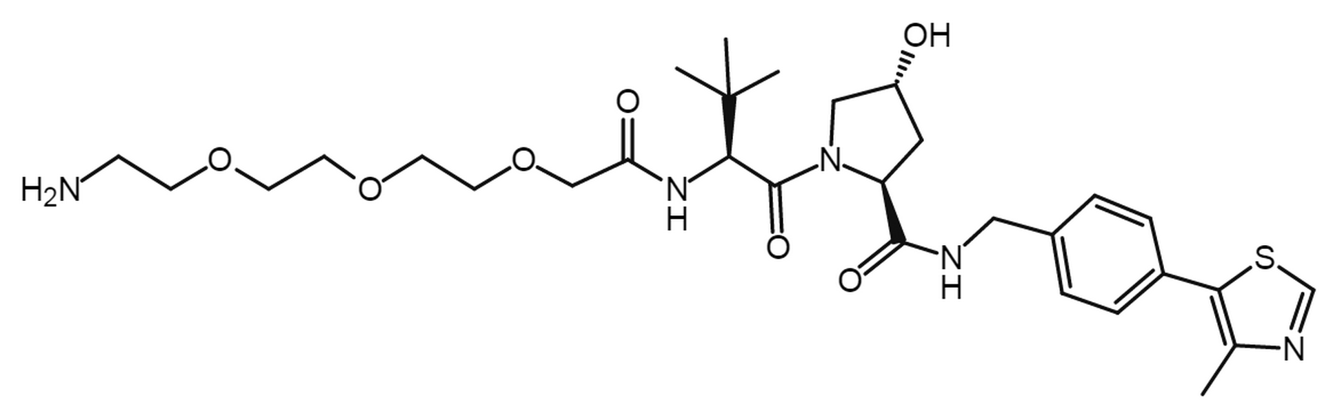 (S, R, S)-AHPC-PEG3-amine hydrochloride salt