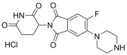 2-(2,6-Dioxopiperidin-3-yl)-5-fluoro-6-(piperazin-1-yl)isoindoline-1,3-dione hydrochloride