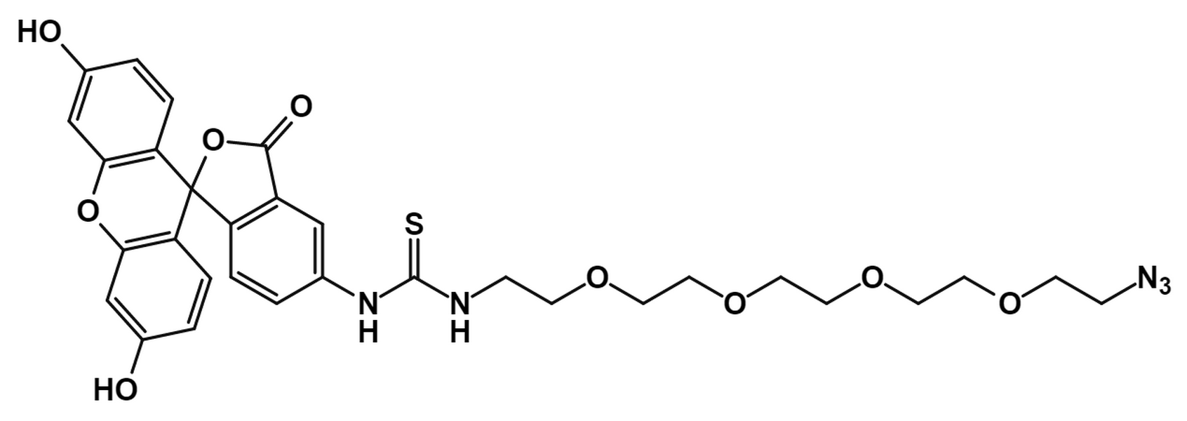 Fluorescein-PEG4-azide