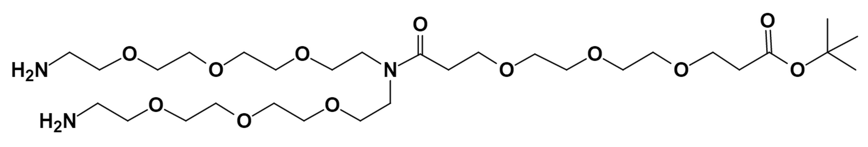 N-(t-butyl ester-PEG3)-N-bis(PEG3-amine)