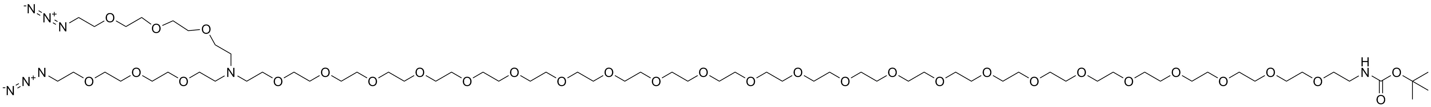 N-(Boc-PEG23)-N-bis(PEG3-azide)