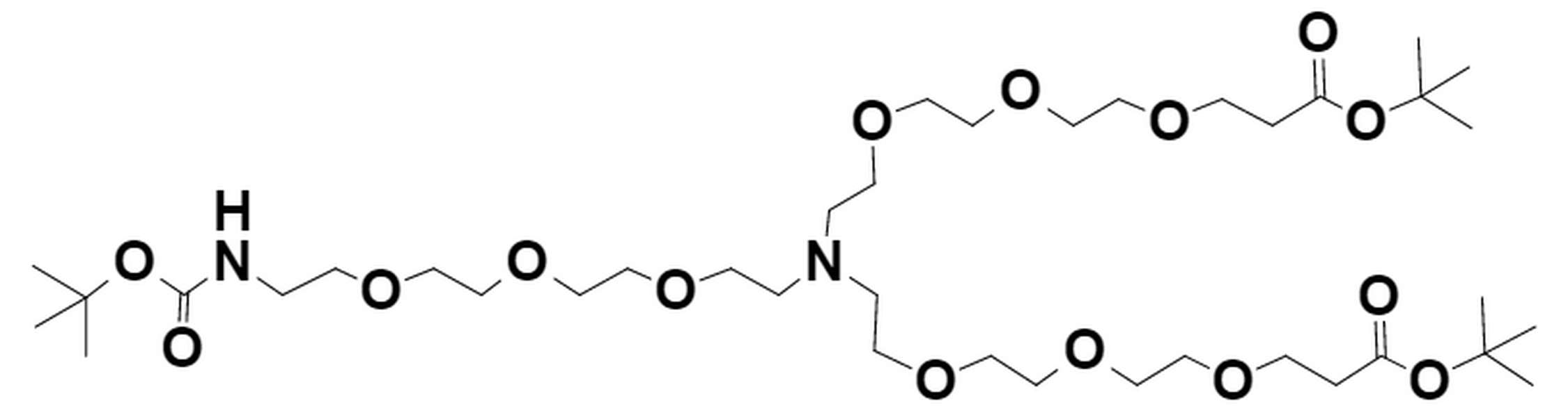 N-(Boc-PEG3)-N-Bis-(PEG3-t-butyl  ester)