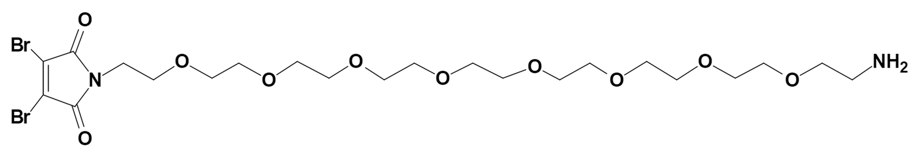 3,4-Dibromo-Mal-PEG8-Amine