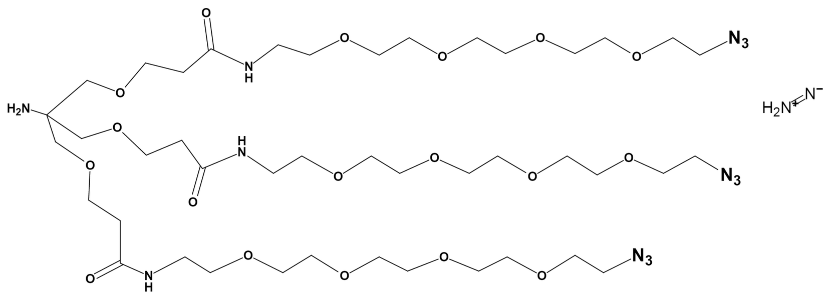 Amino-Tri-(Azide-PEG4-ethoxymethyl)-methane
