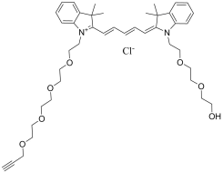 N-(hydroxy-PEG2)-N'-(propargyl-PEG4)-Cy5