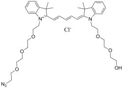 N-(hydroxy-PEG2)-N'-(azide-PEG3)-Cy5