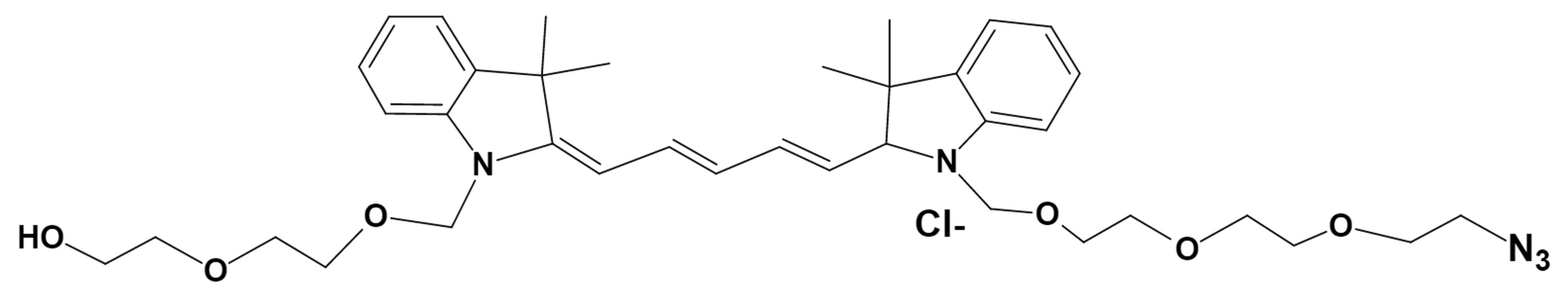 N-(hydroxy-PEG2)-N'-(azide-PEG3)-Cy5