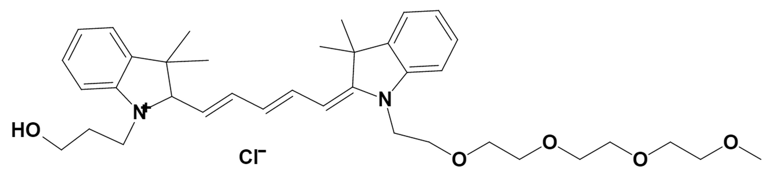 N-(m-PEG4)-N'-hydroxypropyl-Cy5