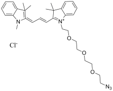 N-methyl-N'-(azide-PEG3)-Cy3