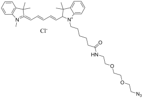 N-methyl-N'-(Azido-PEG2-C5)-Cy5