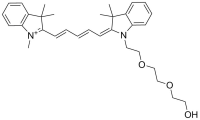 N-methyl-N'-(hydroxy-PEG2)-Cy5