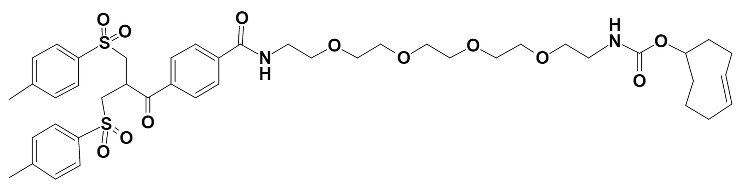 Bis-sulfone-PEG4-TCO