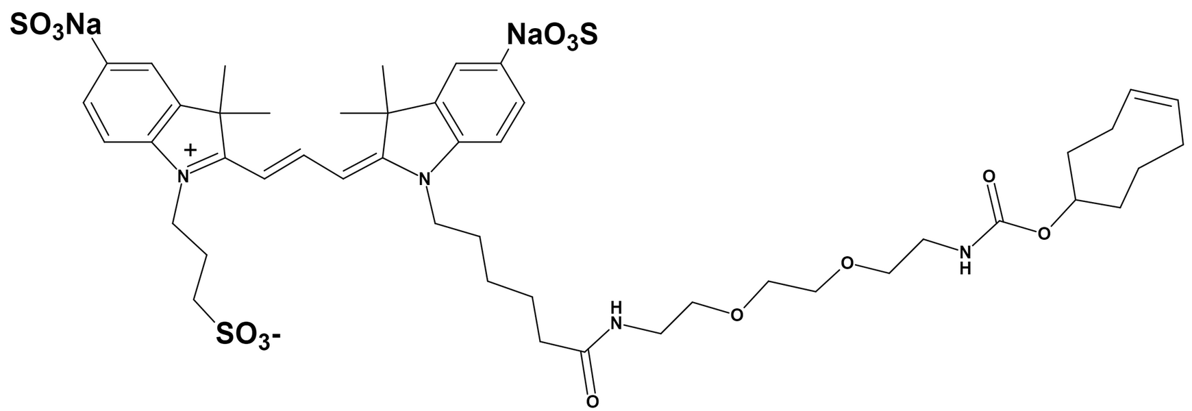 Sulfo-Cy3-PEG2-TCO