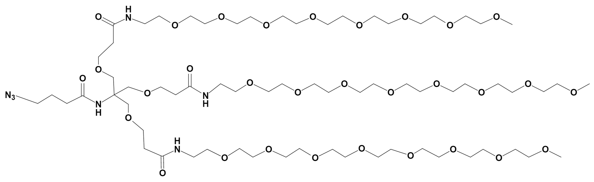 Azidobutanamide-Tri-(m-PEG8-ethoxymethyl)-methane