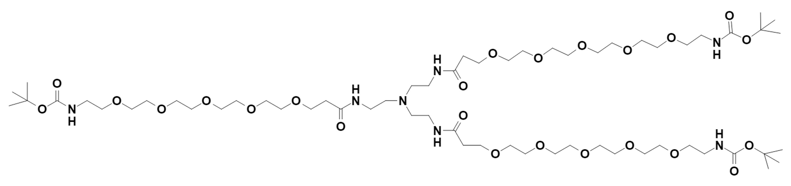 Tri(Boc-NH-PEG5-amide)-amine