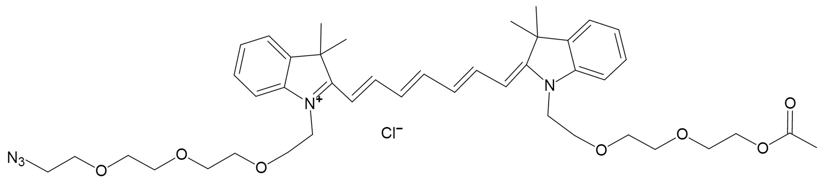 N-(Ac-PEG3)-N'-(azide-PEG3)-Cy7