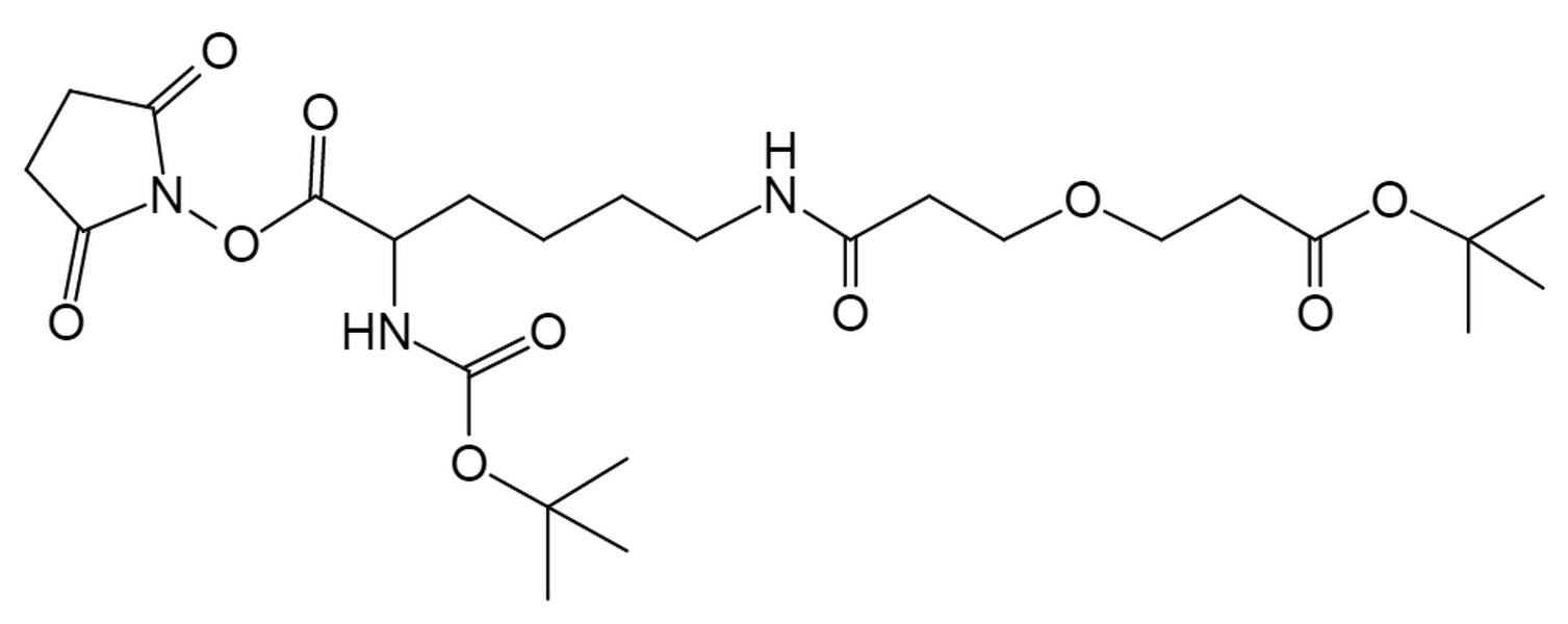 N-Boc-N'-(PEG1-t-butyl ester)-L-Lysine-NHS ester