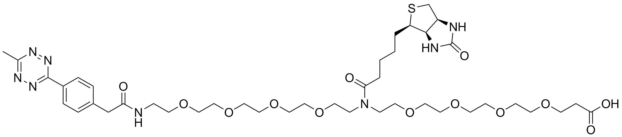 N-(Methyltetrazine-PEG4)-N-Biotin-PEG4-acid
