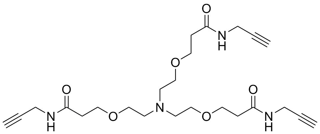 Tri(propargyl-NHCO-ethyloxyethyl)amine