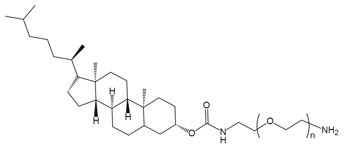 Cholesterol-PEG-Amine, MW 1K