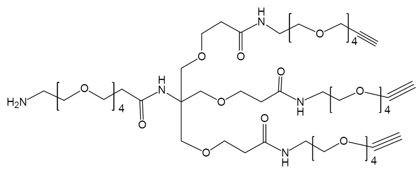 Amino-PEG4-tris-PEG4-alkyne