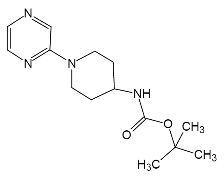 tert-butyl 1-(pyrazin-2-yl)piperidin-4-ylcarbamate