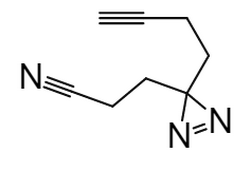 3-[3-(but-3-yn-1-yl)-3H-diazirin-3-yl]propanenitrile