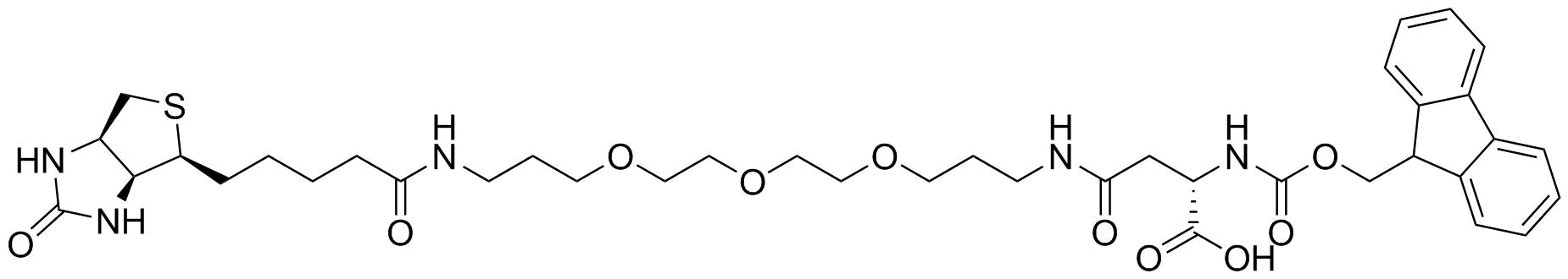 Fmoc-Asp(biotinyl-PEG)-OH