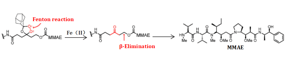 Figure 8 Fe(II)-Cleavable Linkers