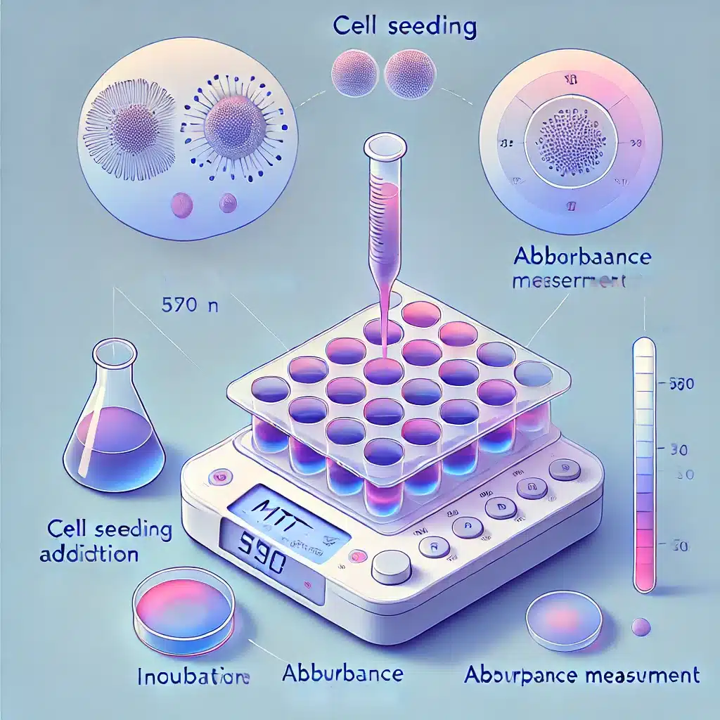 MTT cell viability assay.