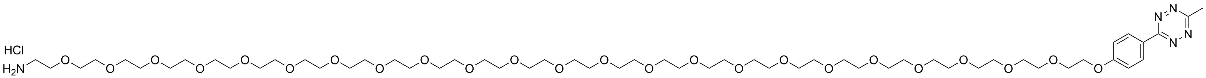 Methyltetrazine-PEG24-amine HCl salt